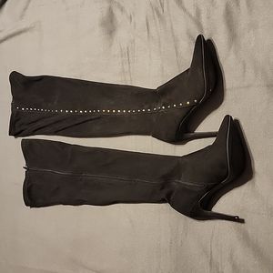 Ann Michell over the knee boots size 10 black